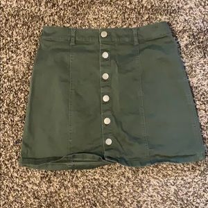Army green skirt! Forever 21